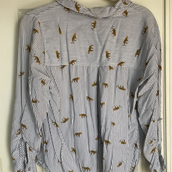 Jane and Delaney tiger print stripe top - Picture 8 of 9